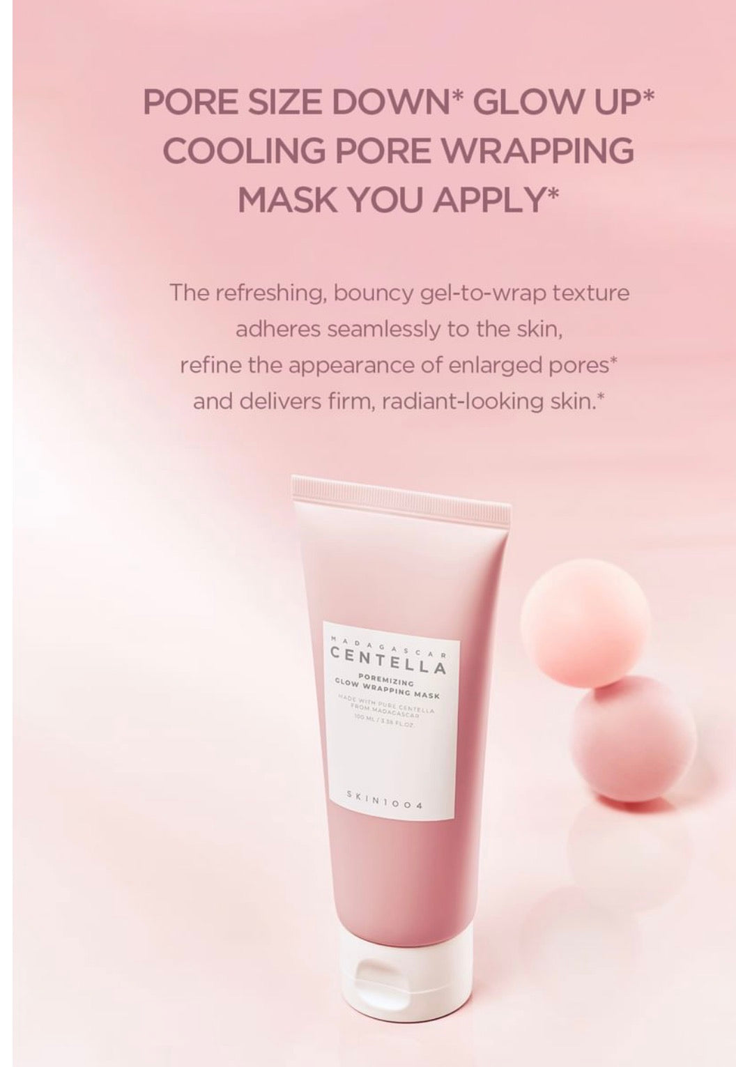 SKIN1004 - Madagascar Centella Poremizing Glow Wrapping Mask