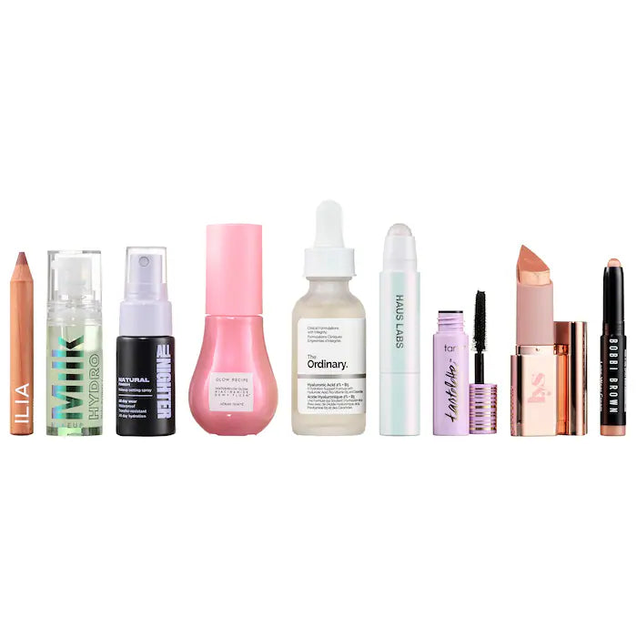 Sephora Favorites 
Gleamy Dreamy Makeup and Skincare Value Set