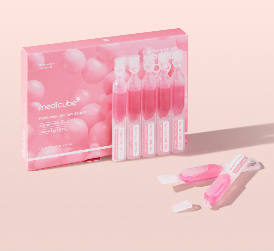 MEDICUBE - PDRN PINK ONE DAY SERUM SET [1.5ML*10PCS]