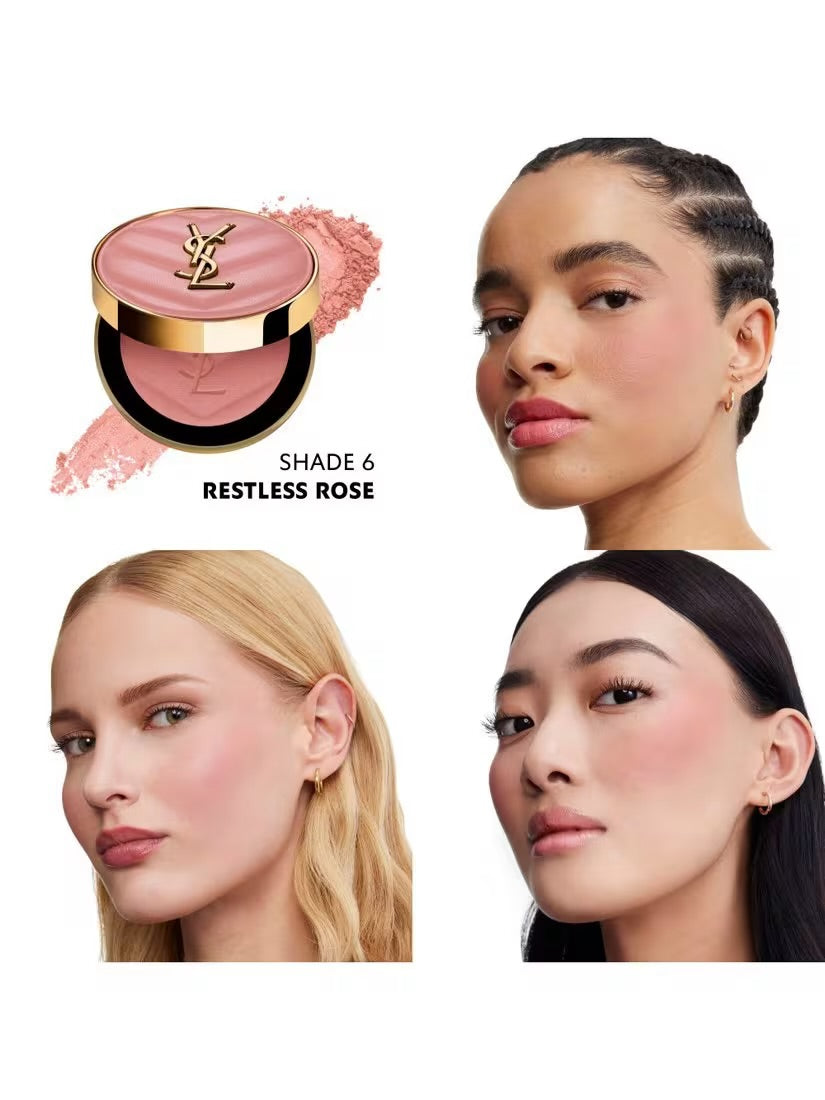 Yves Saint Laurent Make Me Blush 24H Buildable Blurring Powder Blush 06  Rose Haze