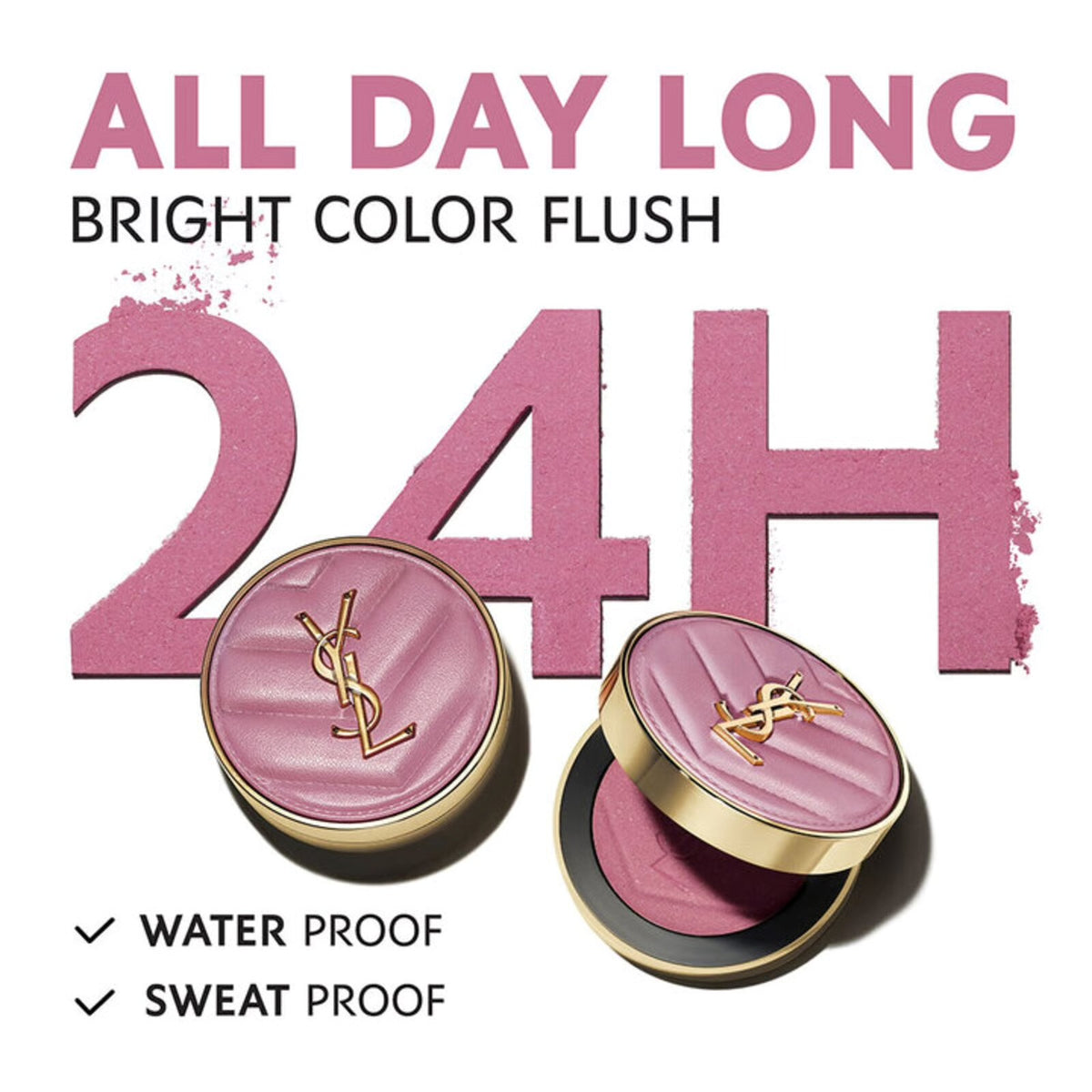 Yves Saint Laurent Make Me Blush 24H Buildable Blurring Powder Blush 06  Rose Haze
