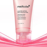 medicube pdrn caffeine overnight wrapping peel off facial mask