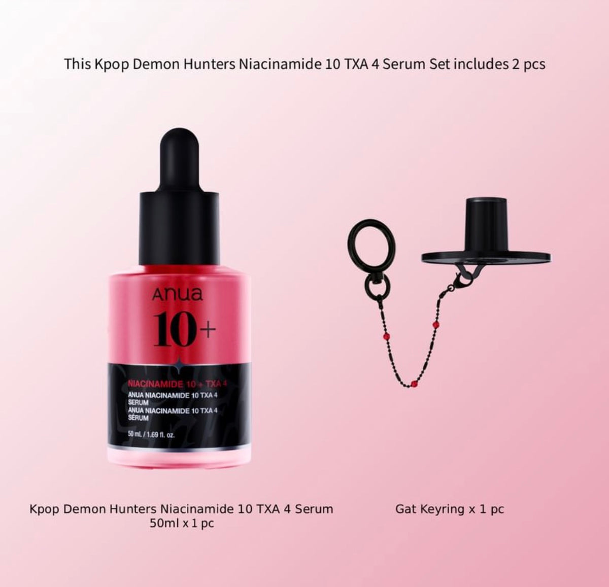 Anua - Kpop Demon Hunters Niacinamide 10 TXA 4 Serum Set 50ml