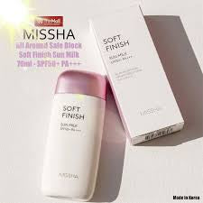 Missha All Around Safe Block Soft Finish Sun Milk EX SPF50+/PA+++ (70ml)