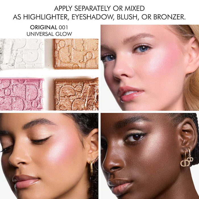 DIOR Backstage Glow Maximizer Face Palette shade 001