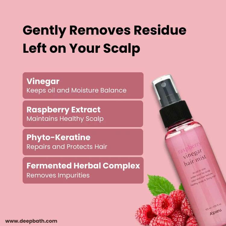 Abiu Raspberry Vinegar Hair Spray (105 ml)