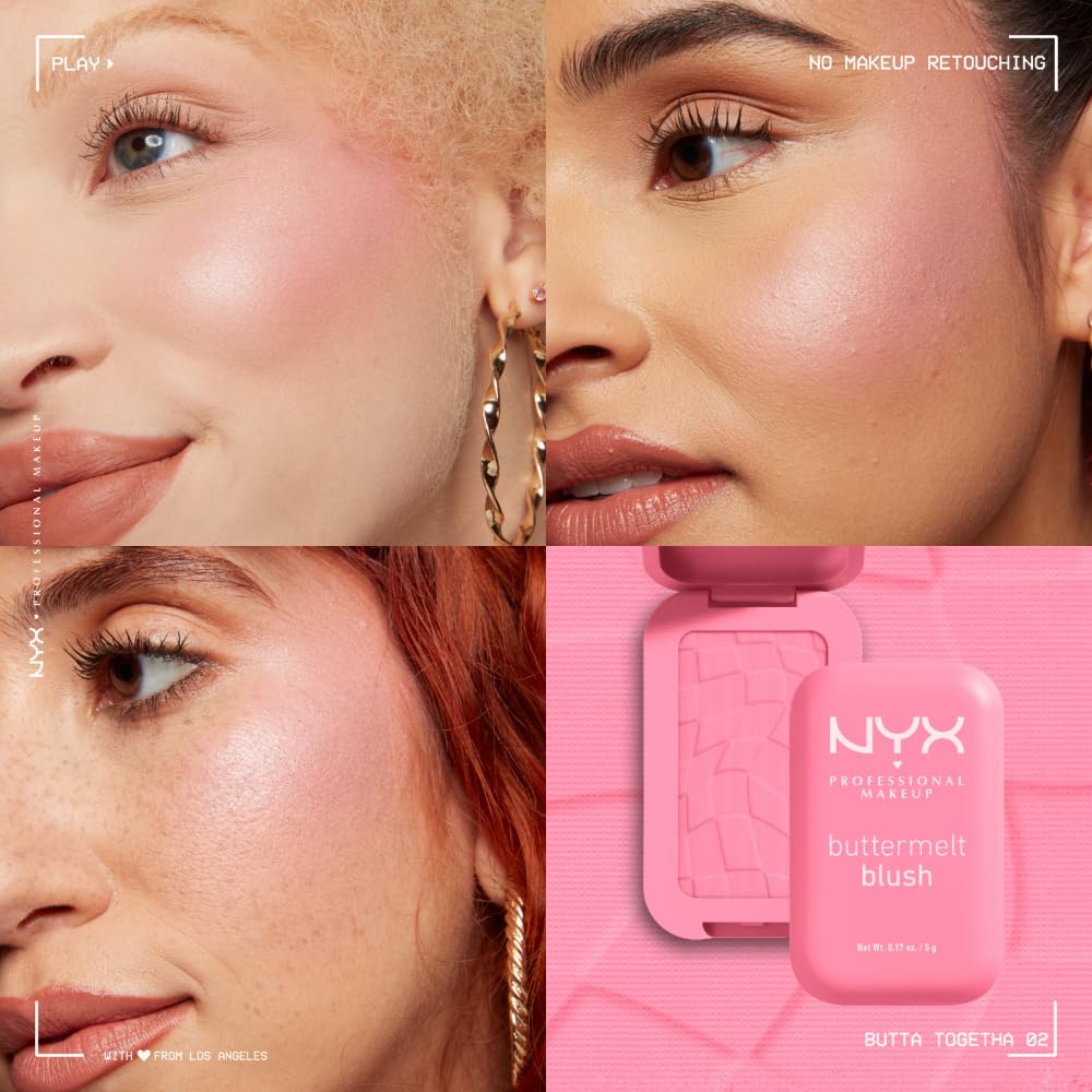 NYX PROFESSIONAL MAKEUP Buttermelt Powder Blush (Butta together)