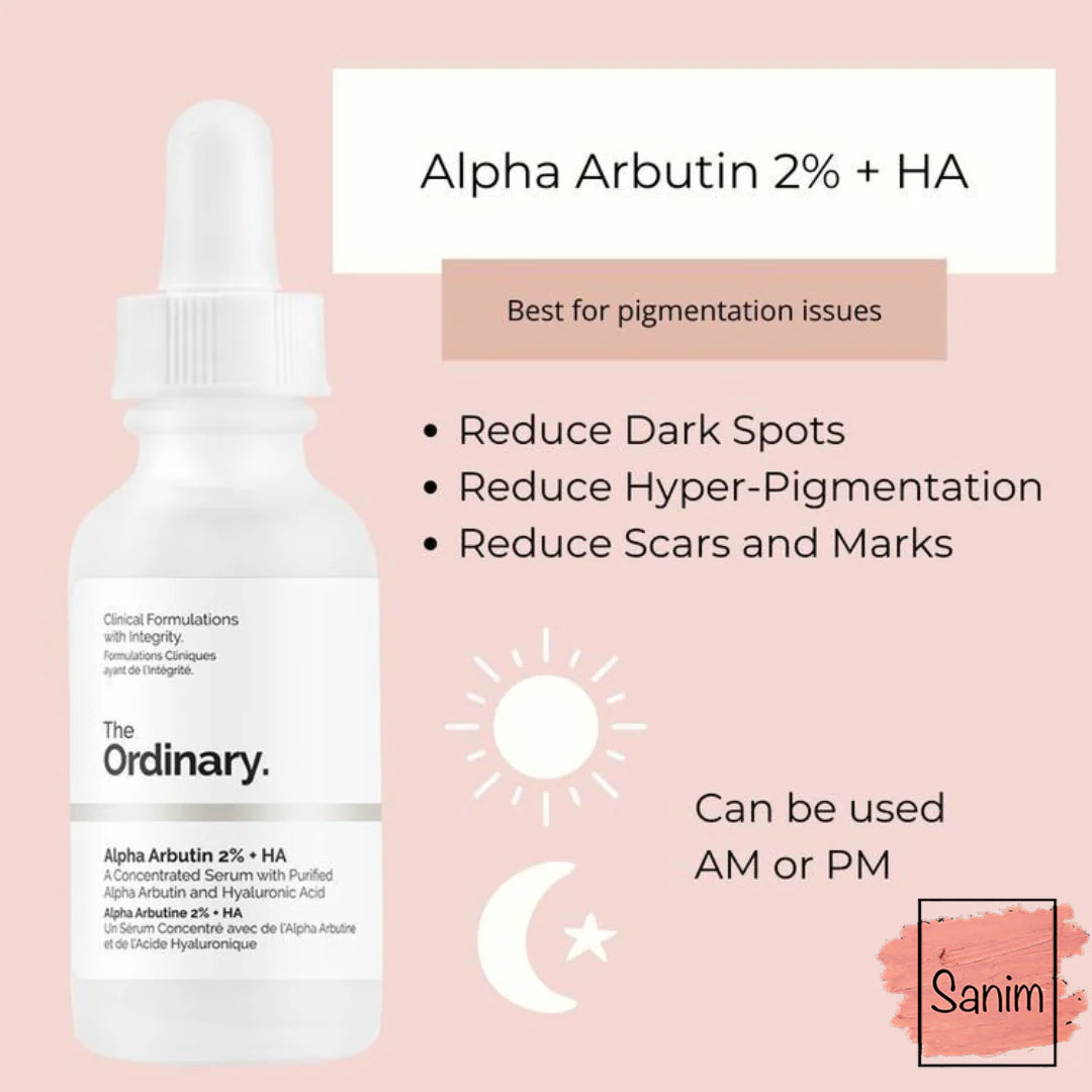 the ordinary alpha arbutin + HA serum 30ml