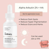 the ordinary alpha arbutin + HA serum 30ml