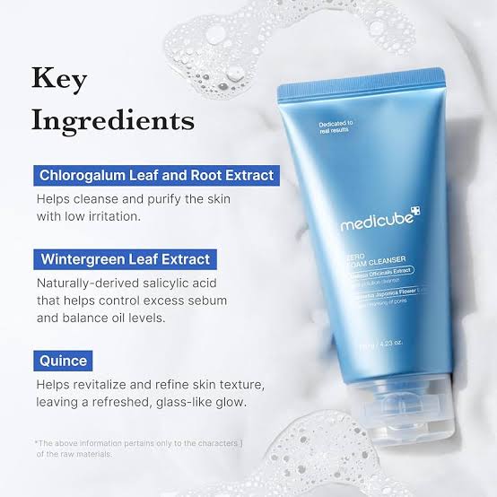 medicube zero foam cleanser