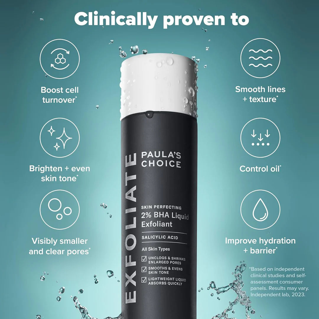 PAULA'S CHOICE Skin Perfecting 2% BHA Liquid Exfoliant Salicylic Acid, 30ml