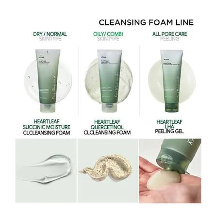 Anua heartleaf pore deep cleansing foam