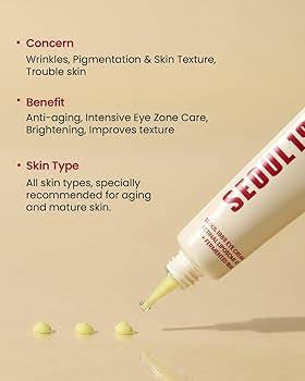 SEOUL 1988 Advanced Shot : Retinal Liposome 12% Black Rice eye cream 15ml