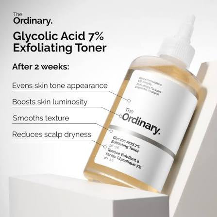 The Ordinary - Glycolic Acid 7% Exfoliating Toner 100ml