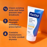 PanOxyl Acne Foaming Wash Benzoyl Peroxide 10% Maximum Strength Antimicrobial 156g