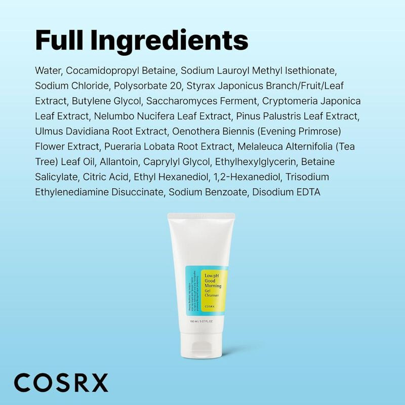Cosrx Low Ph Good Morning Gel Cleanser 50m