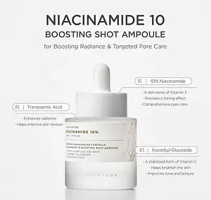 SKIN1004 - Madagascar Centella Niacinamide 10 Boosting Shot Ampoule