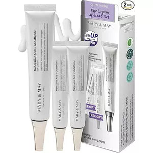 MARY & MAY Tranexamic Acid + Glutathione Eye Cream Special Set