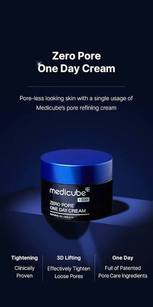 MEDICUBE - ZERO PORE ONE DAY CREAM - 50ML