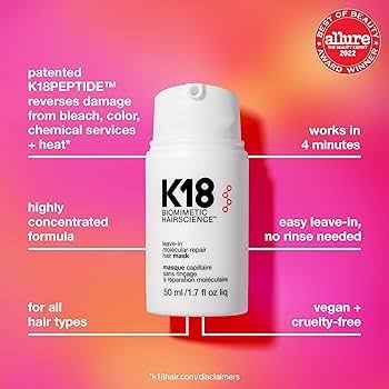 K18 Hairt Mask Leave-In Molecular Repair (50ml)