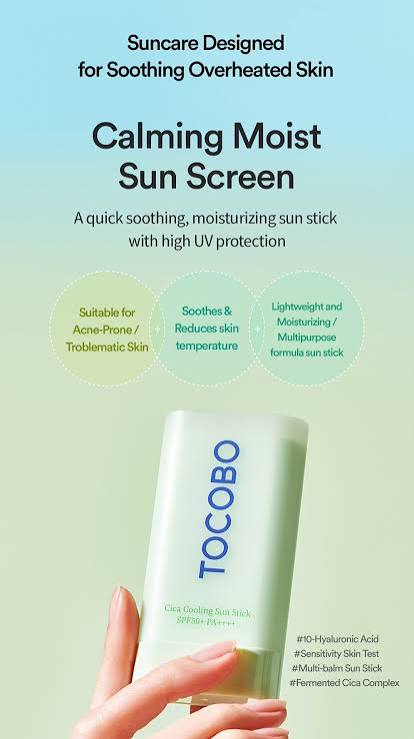 The Tocobo Cica Cooling Sun Stick