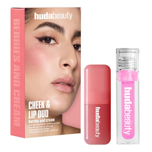 Huda beauty Cheek & Lip Duo Berries and Cream