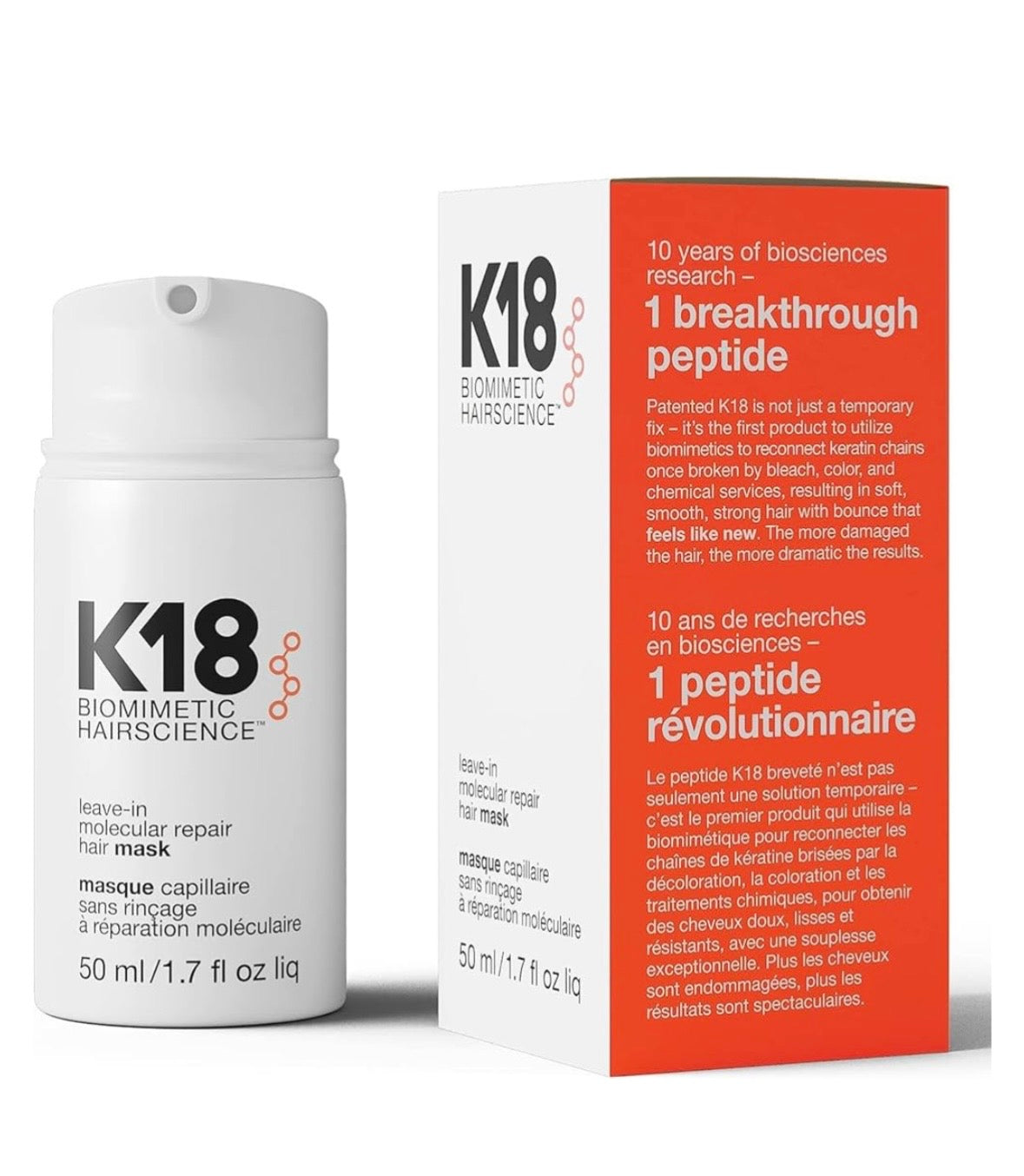 K18 Hairt Mask Leave-In Molecular Repair (50ml)